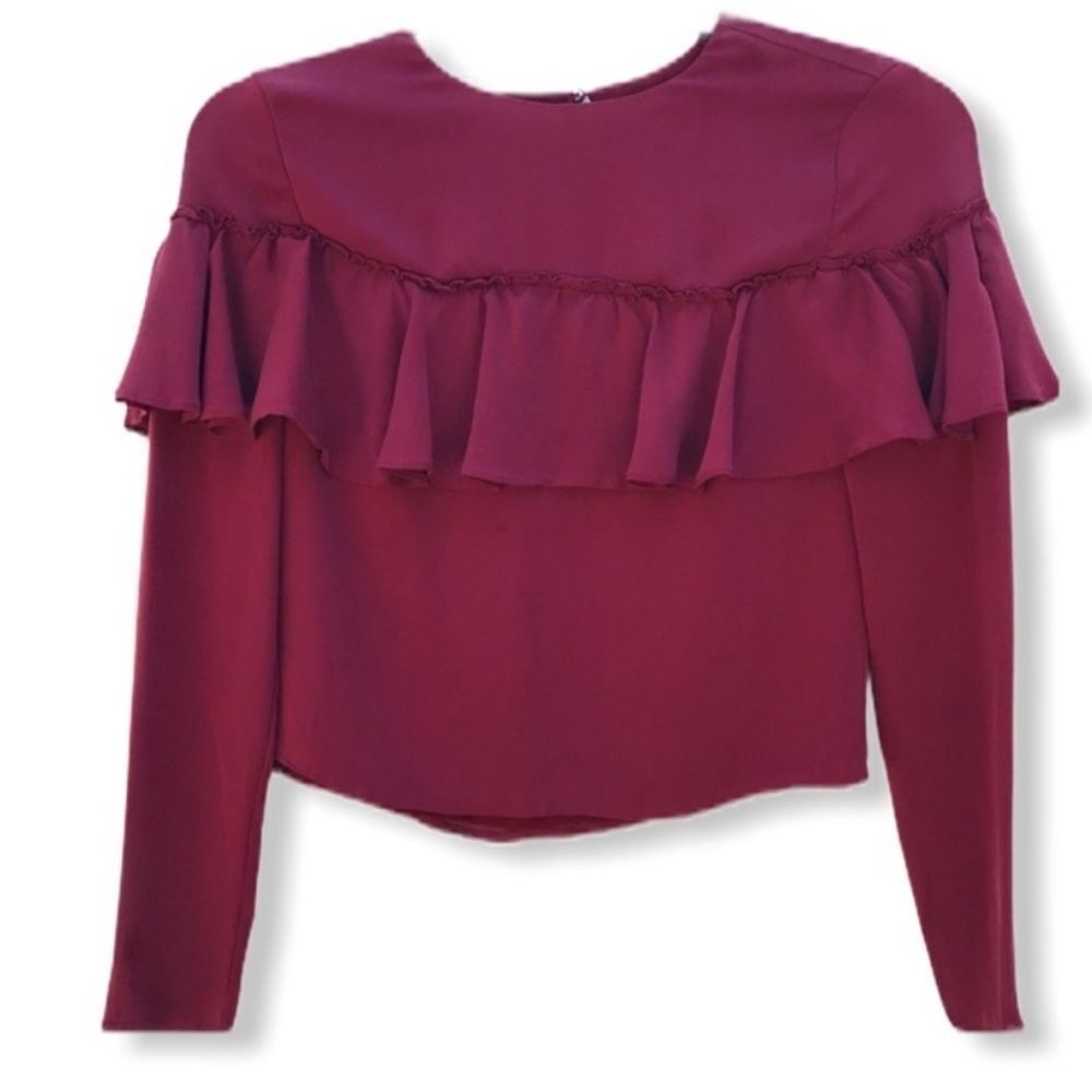 LPA Burgundy Blouse